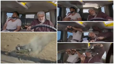 ajith kumar vulkan|Ajith Kumar's accident video from 'VidaaMuyarchi' shooting in .